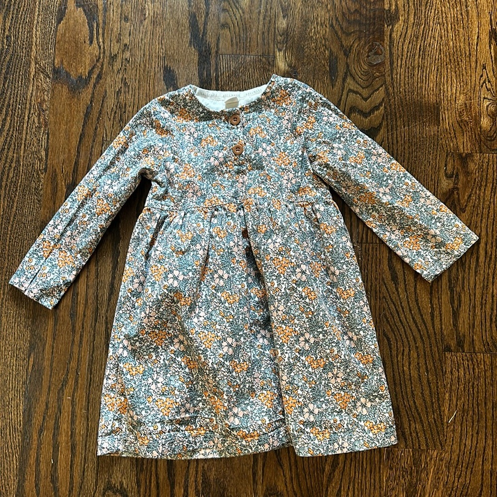 Hallmark Baby ditsy floral cotton fully lined dress 4T
